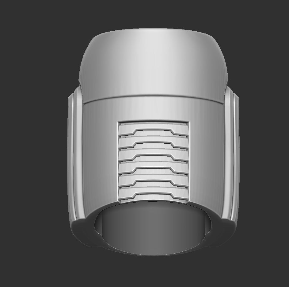 Scifi Templar Helmet Head