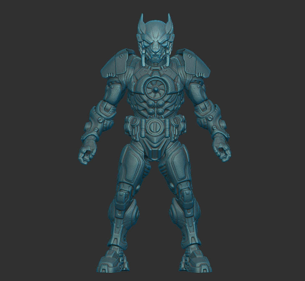 Space Wolf Head for Cosmic Legions and Warhammer 40k