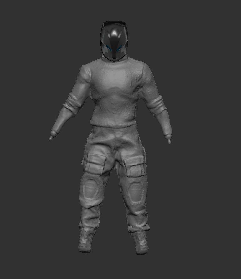 Tron Helmet Head
