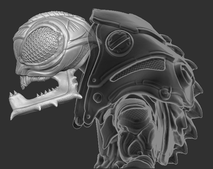 Hurquar Sphex Head For Cosmic Legions