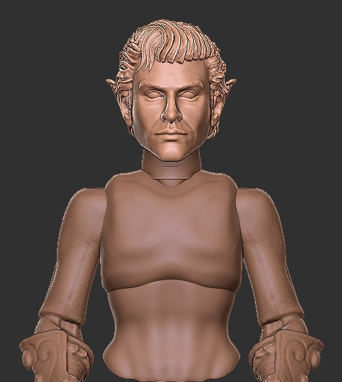 Baldur's Gate Astarion Head