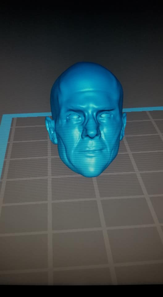 Prince Illfred Smirk (Bald) Head Unpainted