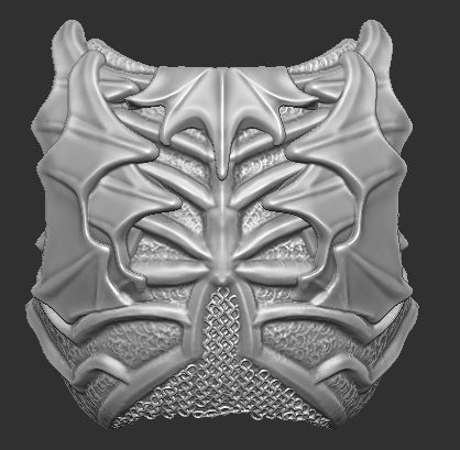 Nazgul Breast Plate Clip on for Mythic Legions