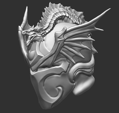 dragon head motorcycle helmets Dragon Bust Helmet Dragon Bust