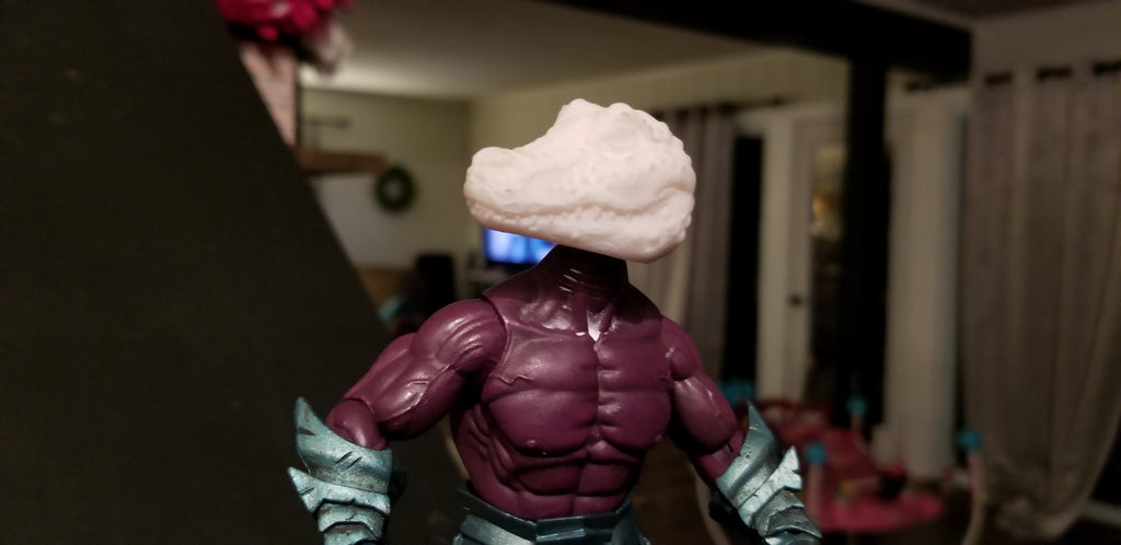 Caiman Head Unpainted