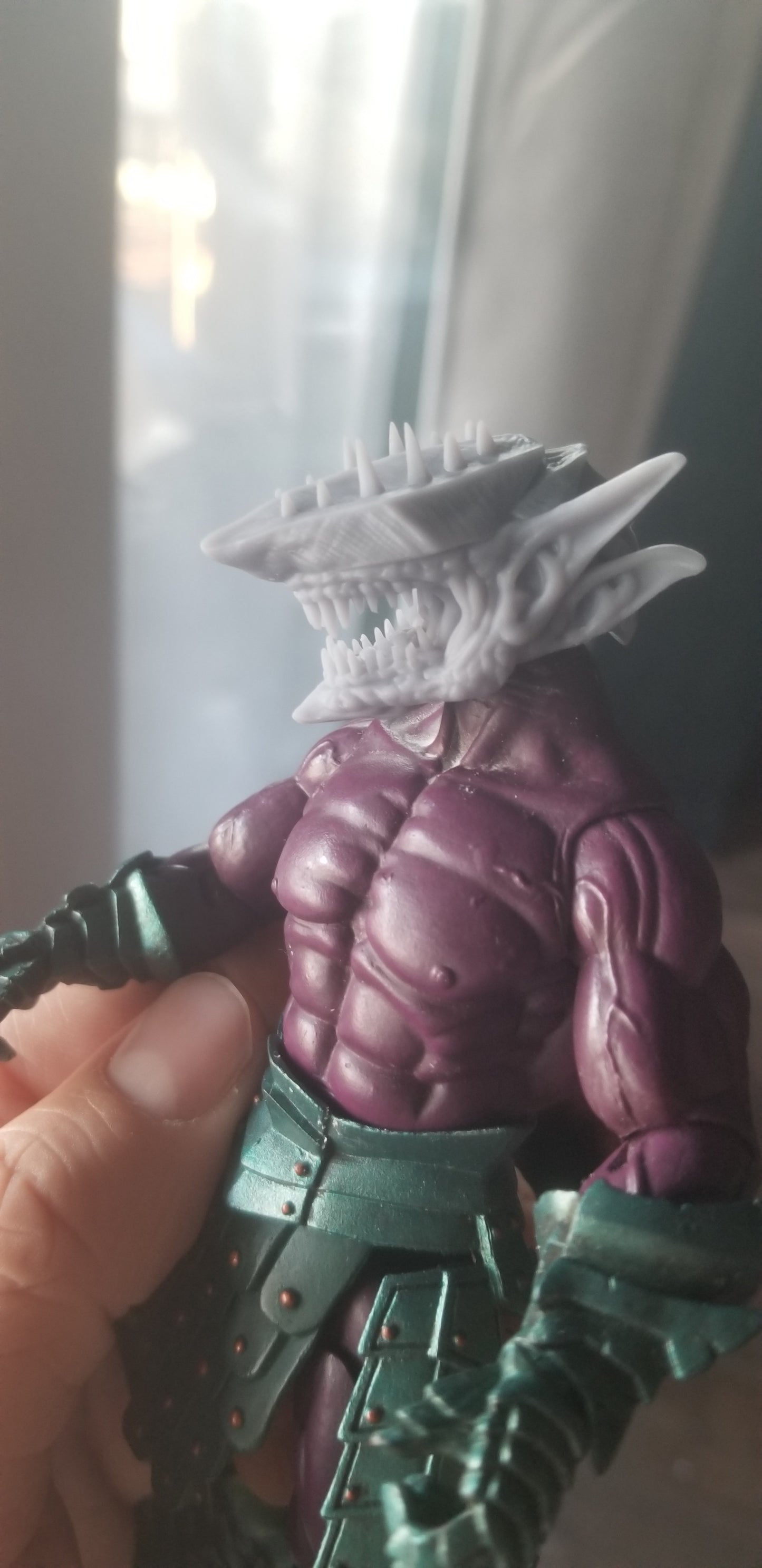 Durrogg Dragon Goblin Head Unpainted