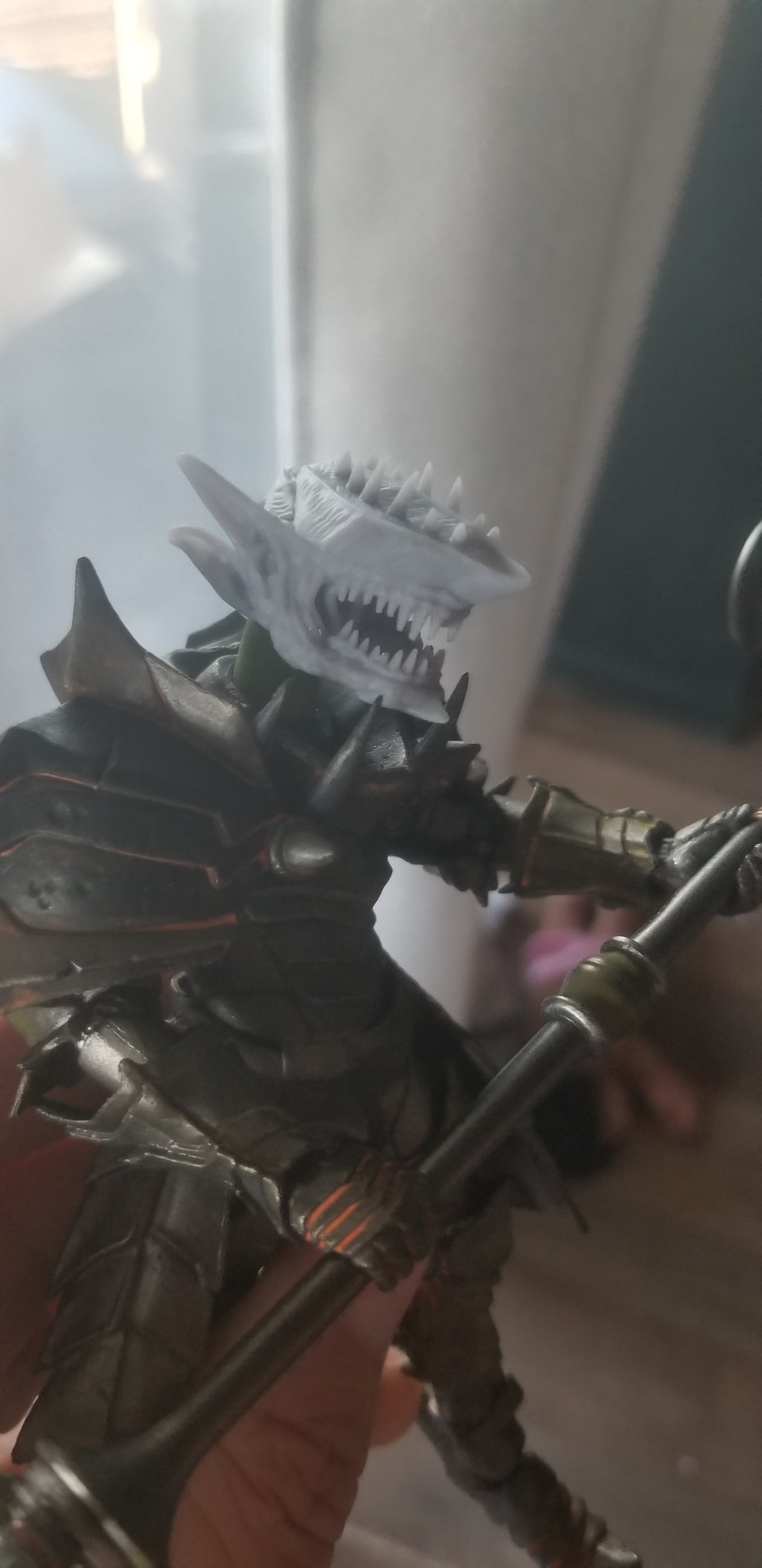 Durrogg Dragon Goblin Head Unpainted