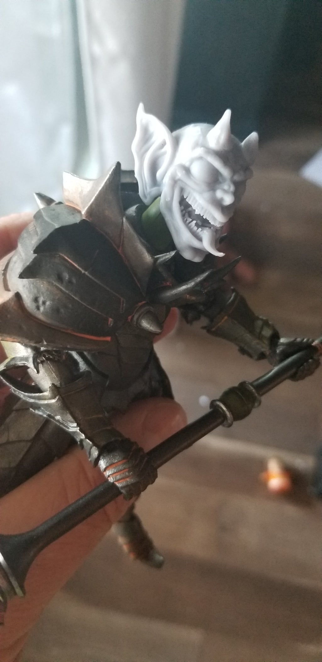 Gornexoth Demon Goblin Head Unpainted