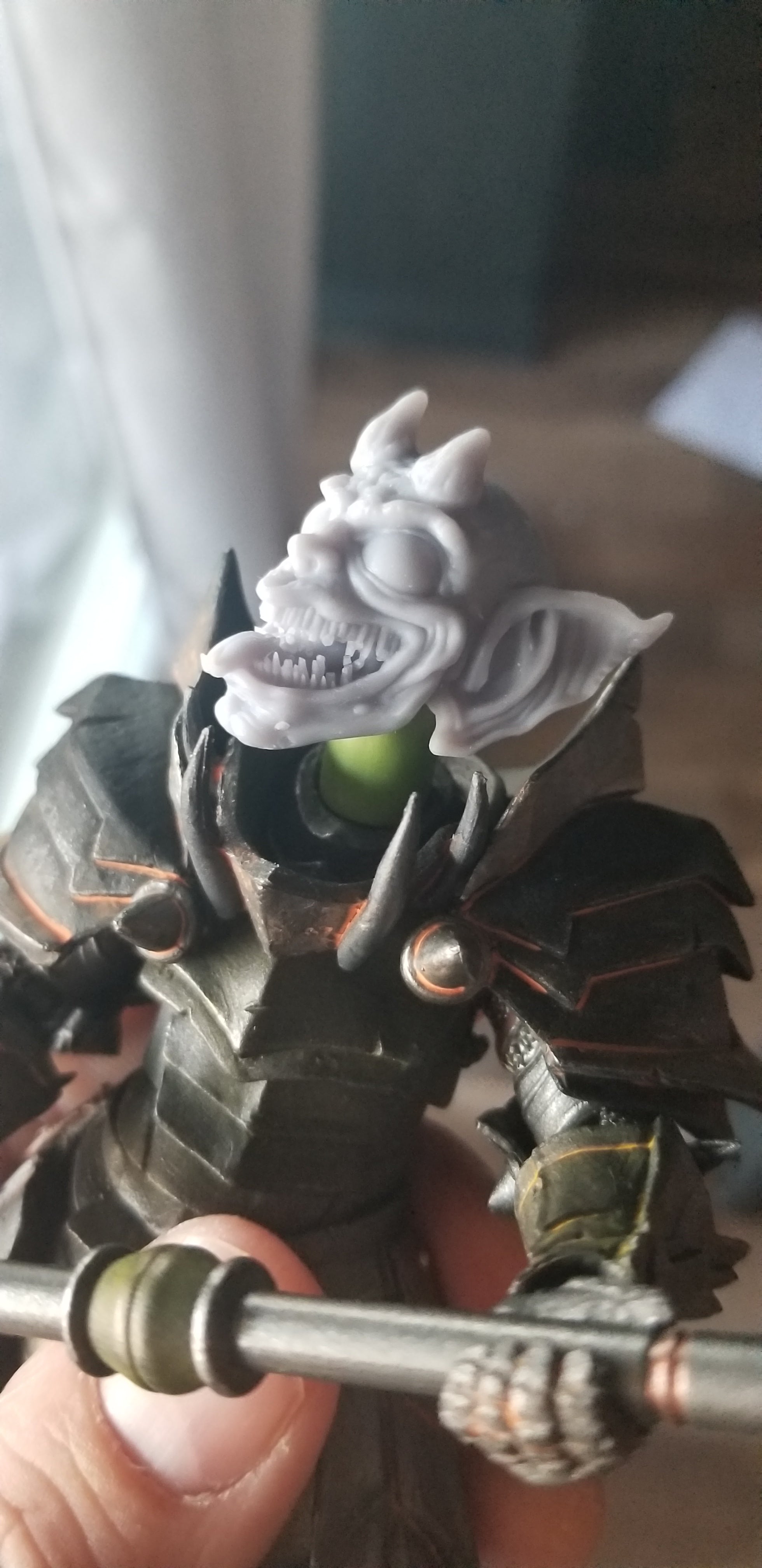 Gornexoth Demon Goblin Head Unpainted