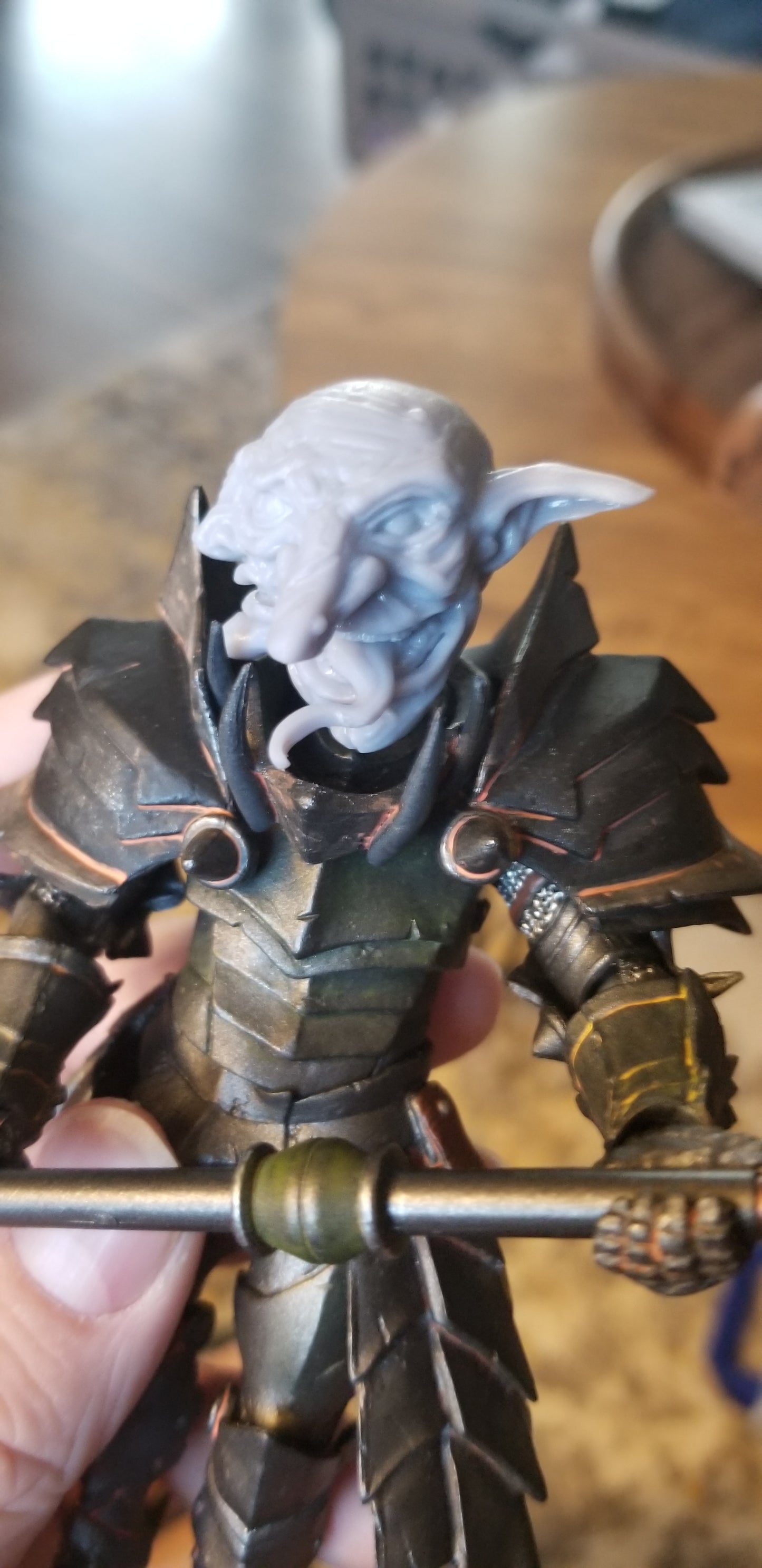 Chag & Chog Goblin Head Unpainted