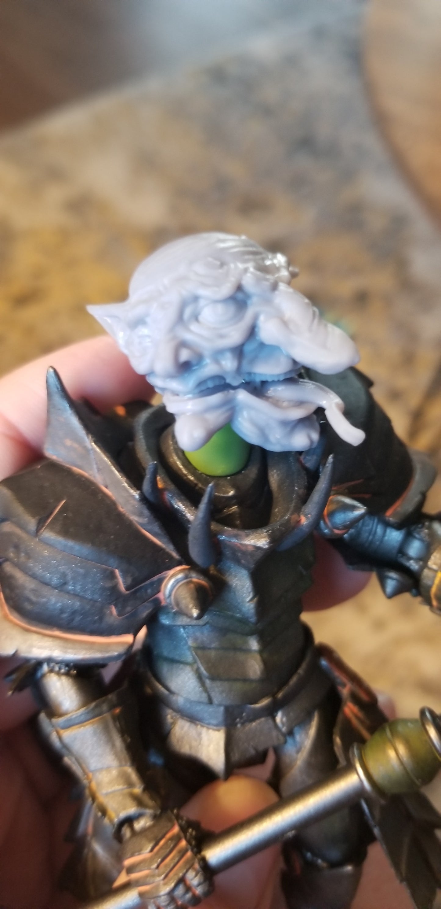 Chag & Chog Goblin Head Unpainted