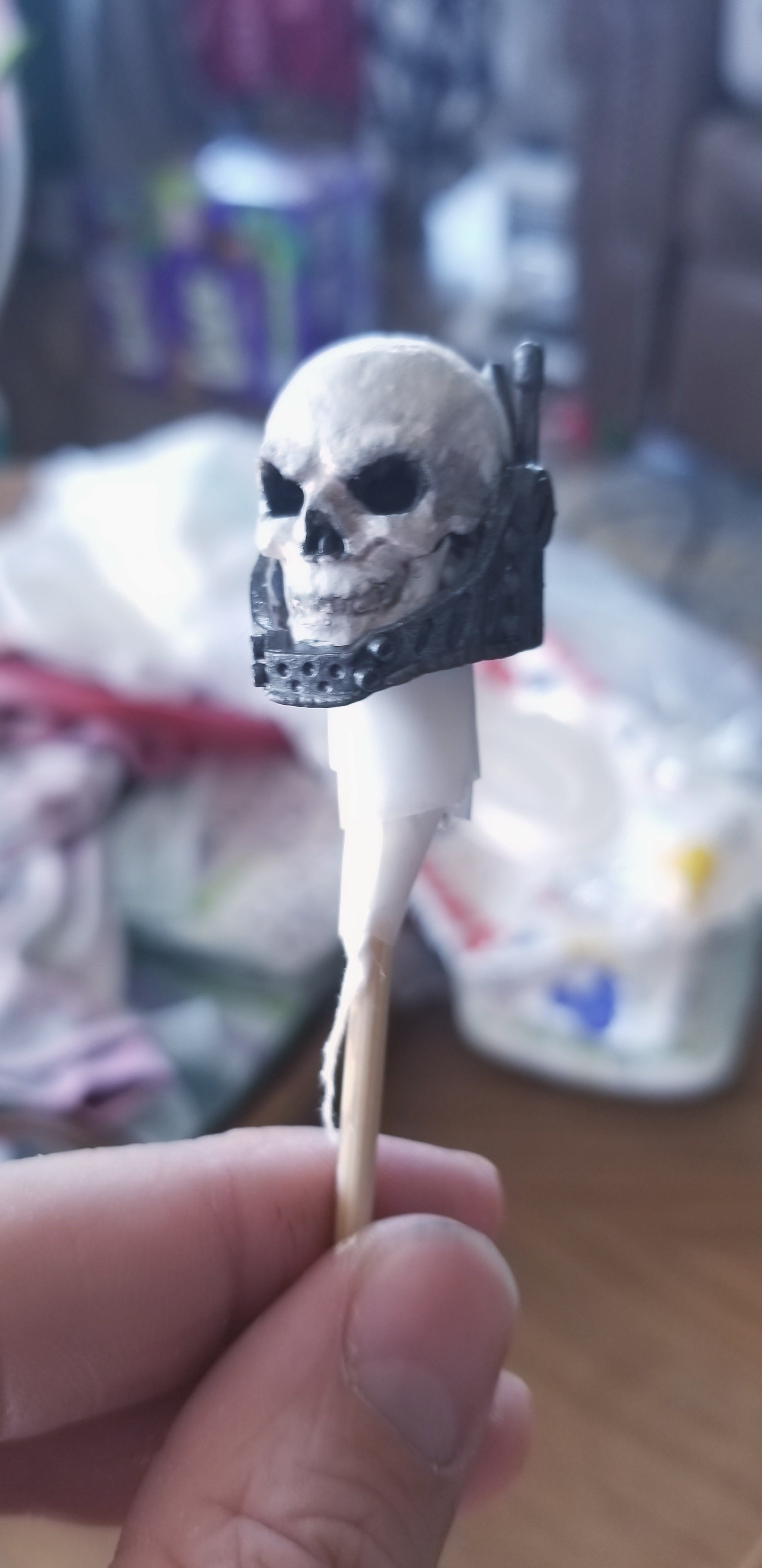 Scifi Skull Unpainted