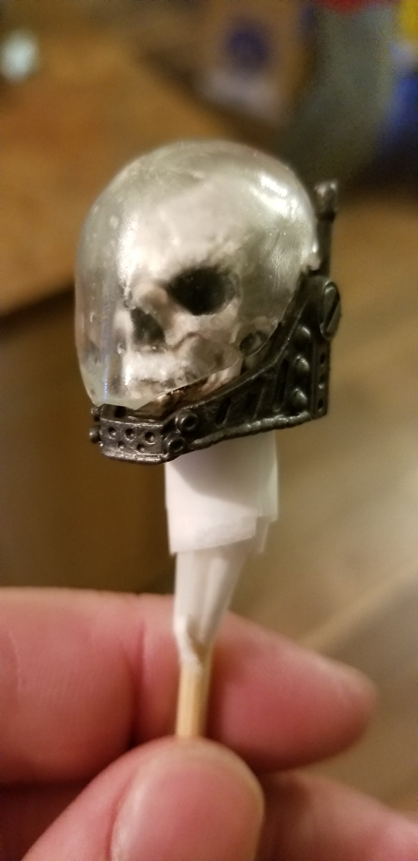 Scifi Skull Unpainted