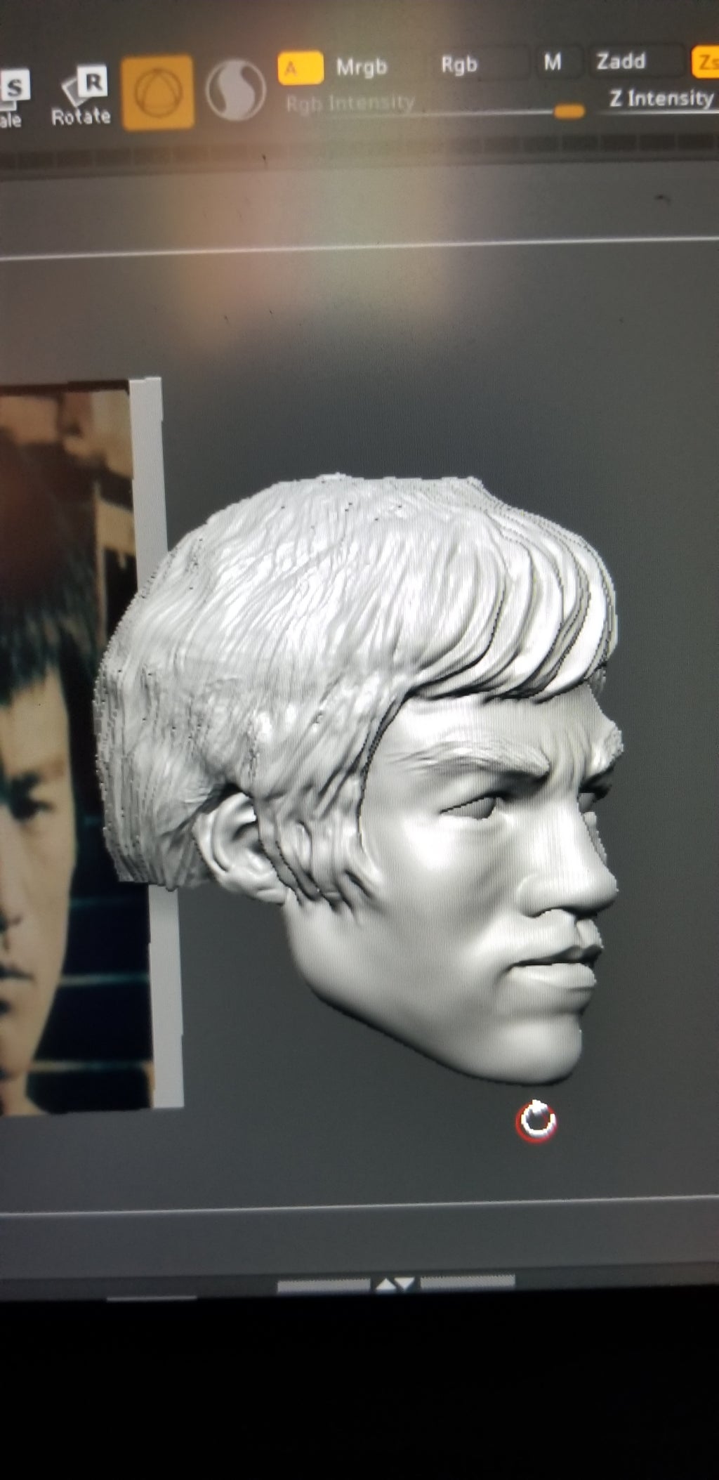 Martial Artist Bruce Lee Unpainted