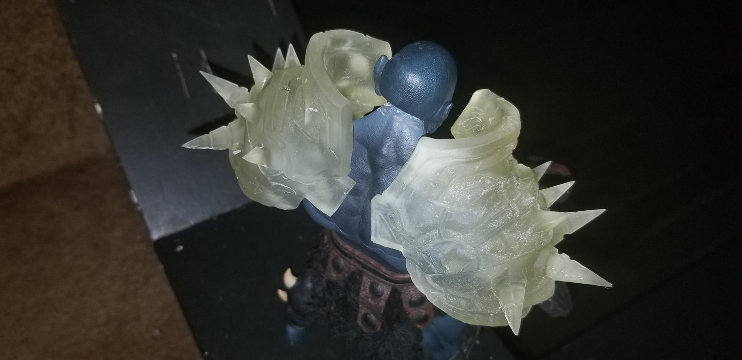 Onslaught Pauldrons WoW - Unpainted