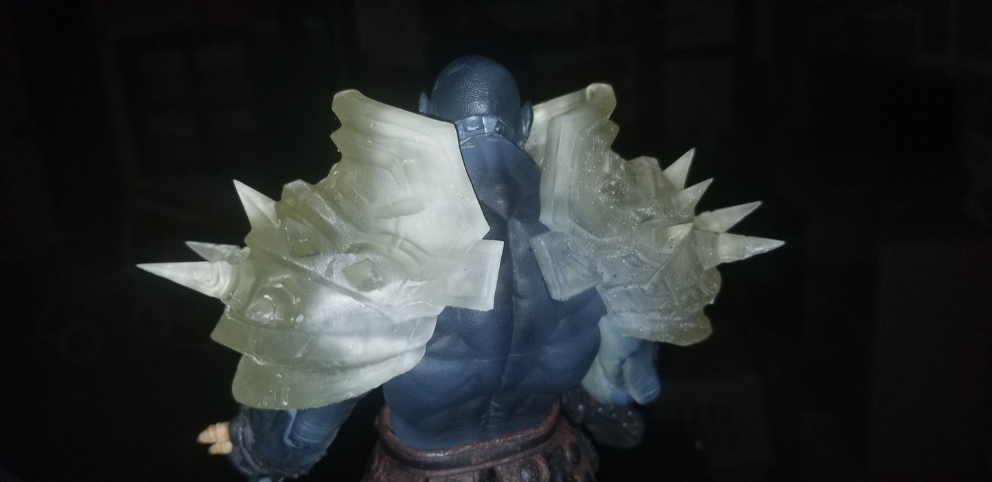 Onslaught Pauldrons WoW - Unpainted