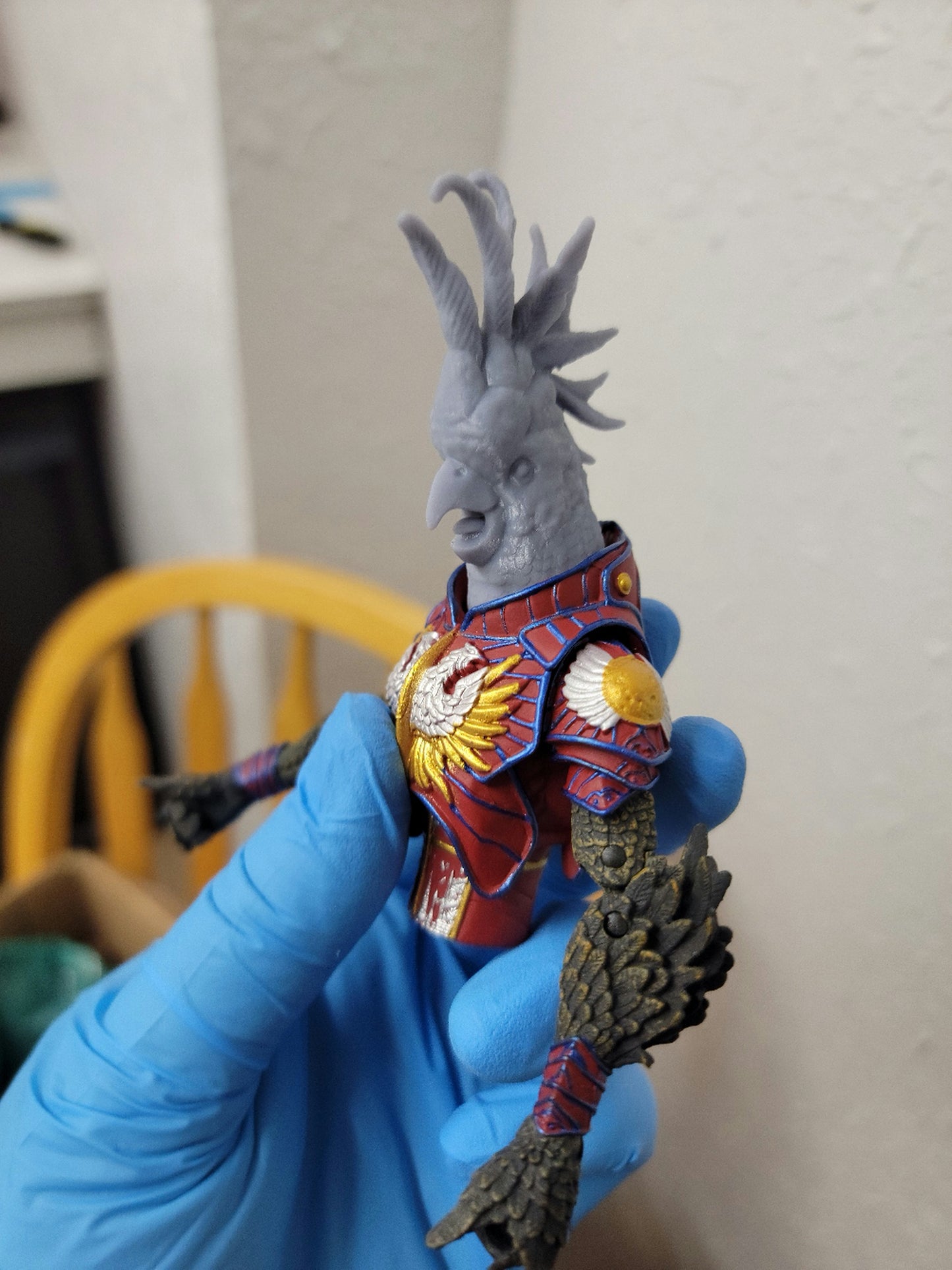 Cockatoo Head for Bird Figure