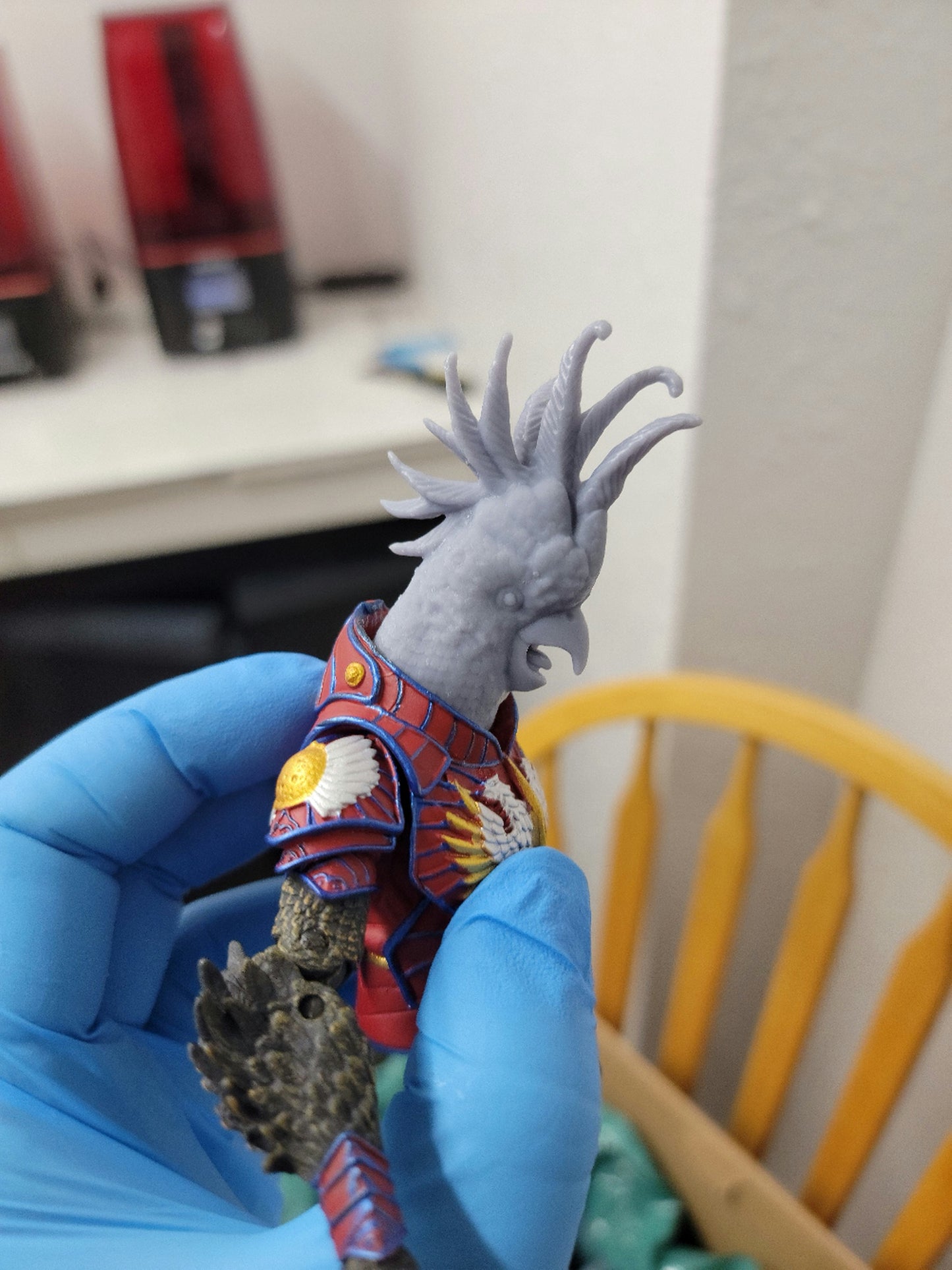 Cockatoo Head for Bird Figure