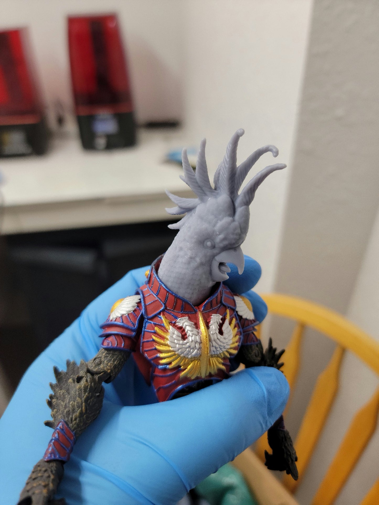 Cockatoo Head for Bird Figure
