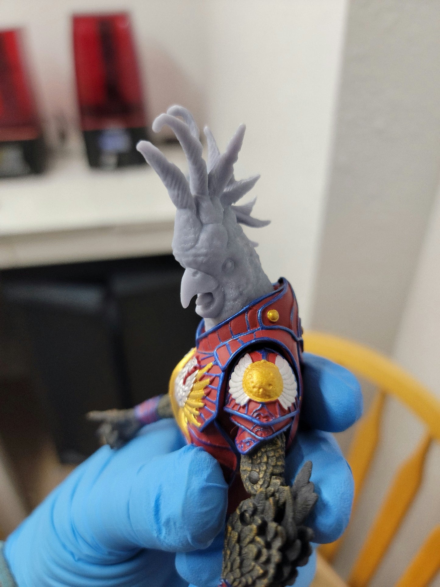 Cockatoo Head for Bird Figure