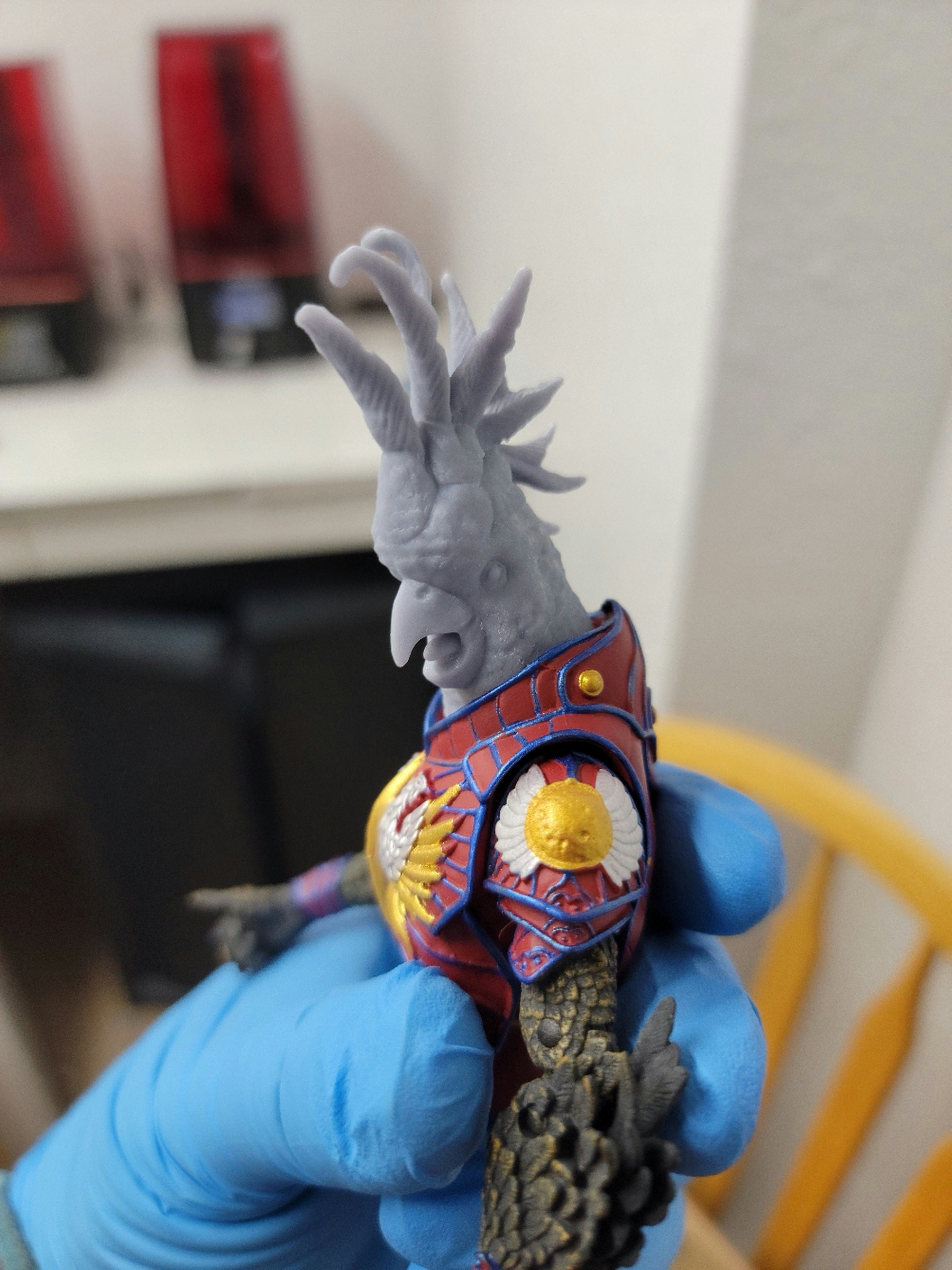 Cockatoo Head for Bird Figure