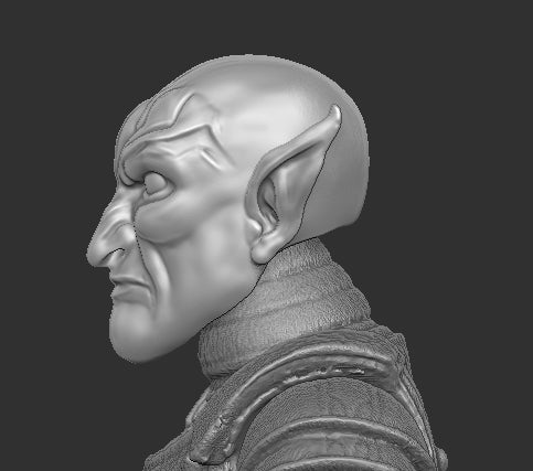 Male Draenei Head
