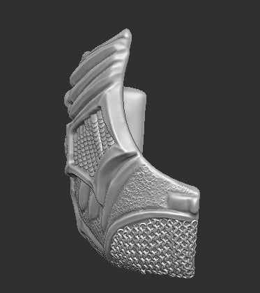 Nazgul Breast Plate Clip on for Mythic Legions