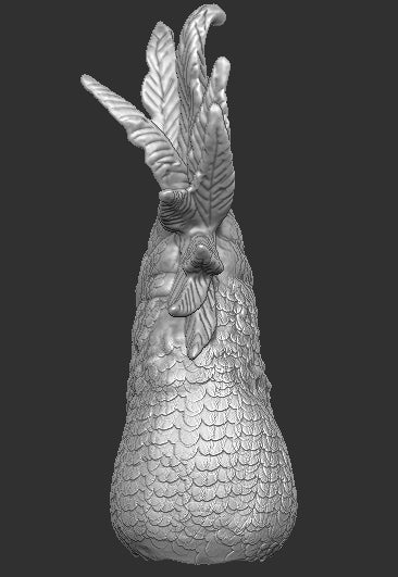 Cockatoo Head for Bird Figure
