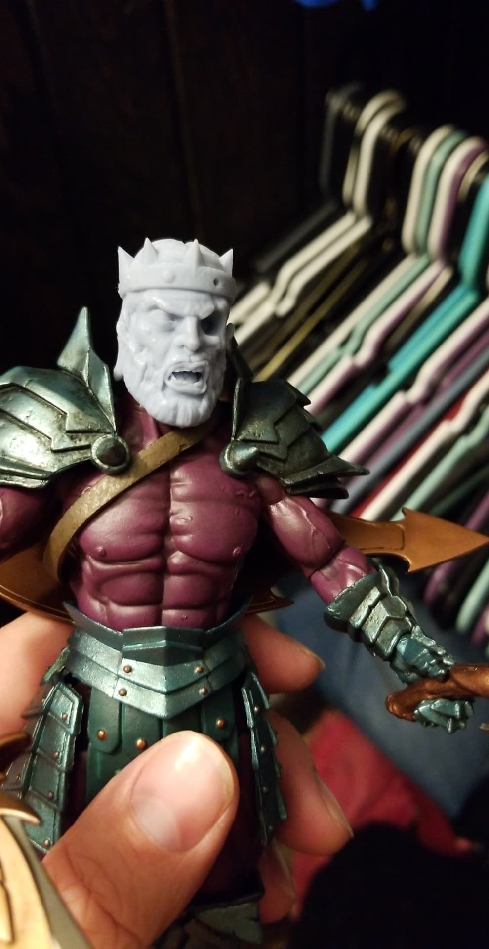 Agrugore (yelling) Head Unpainted