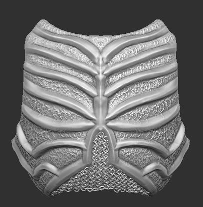 Nazgul Breast Plate Clip on for Mythic Legions