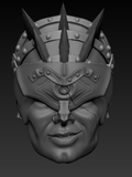 Et Sanguine Nubila Smirk Helmet Head Unpainted