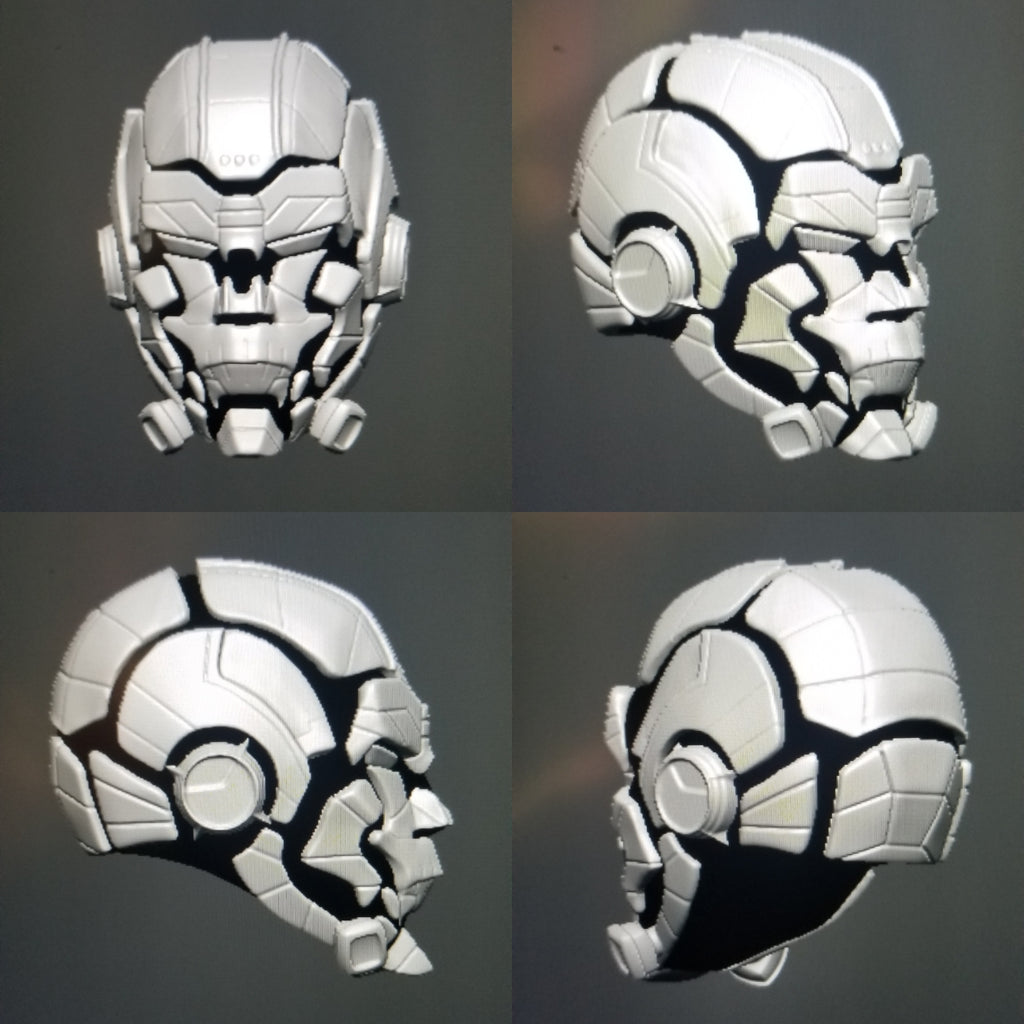 XEnO Head with Faceplate Unpainted