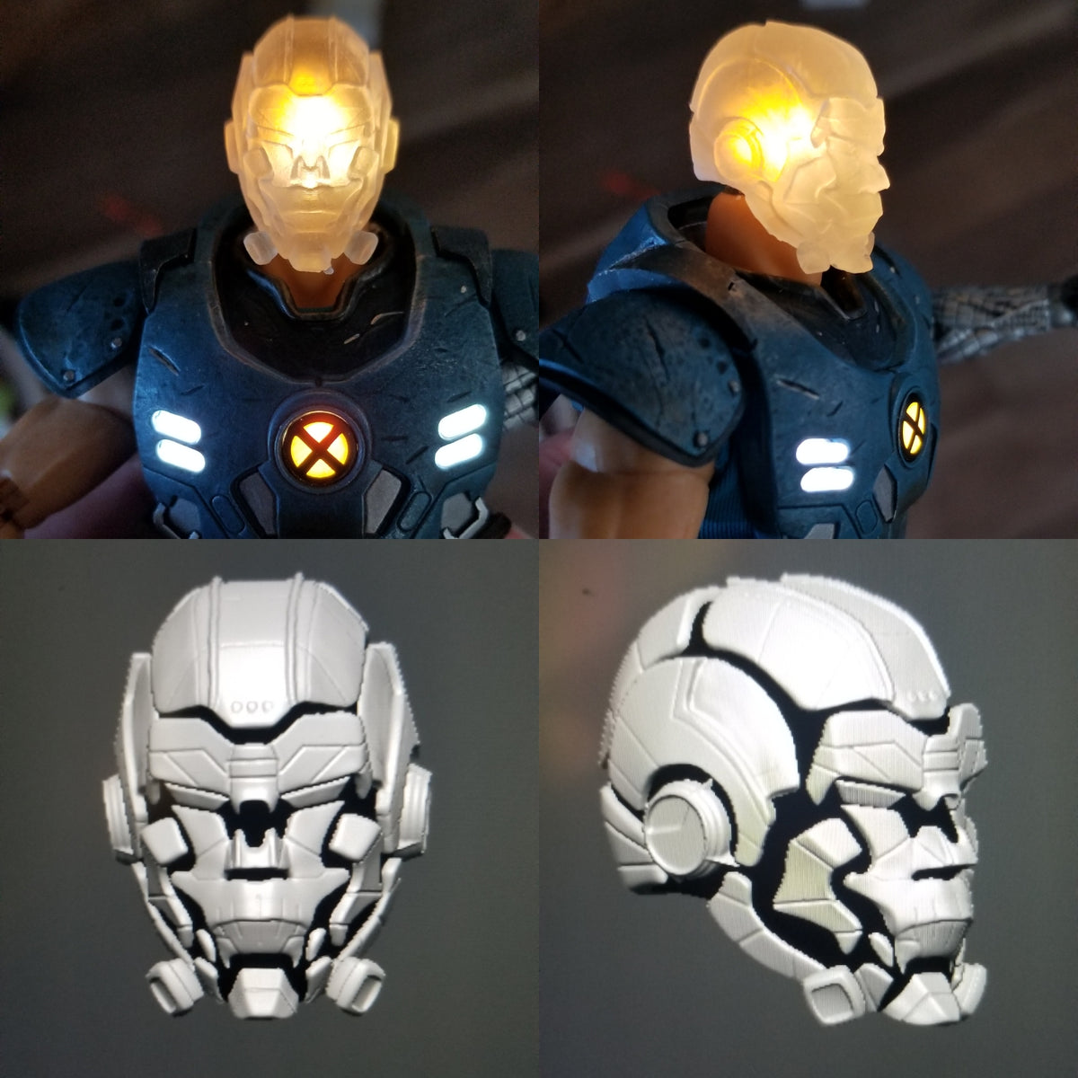 XEnO Head with Faceplate Unpainted