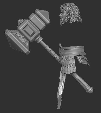 Rugged Paladin Head Only
