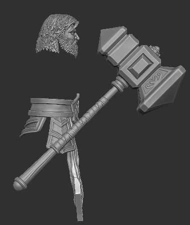 Rugged Paladin Head Only