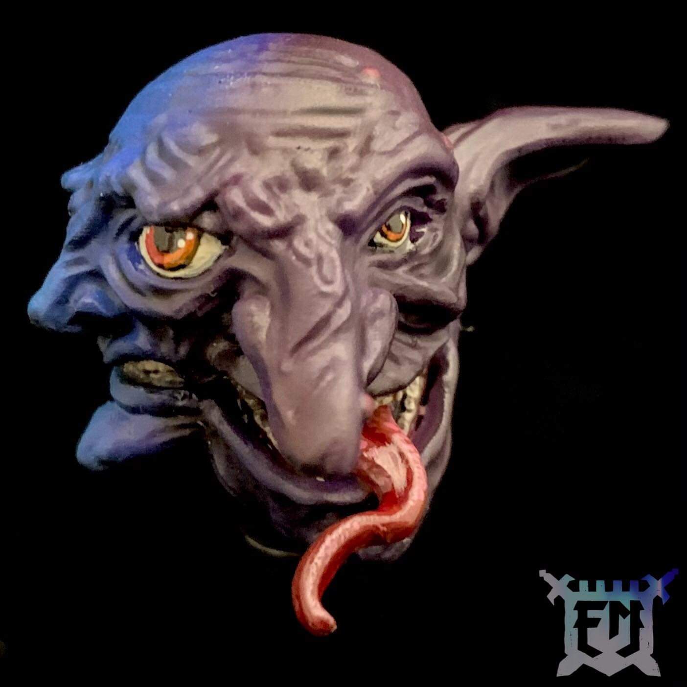 Chag & Chog Goblin Head Unpainted
