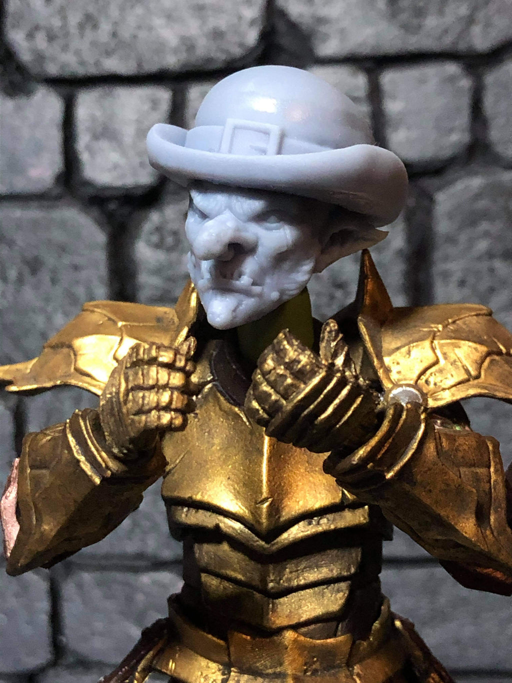 Leprechaun Goblin Head Unpainted