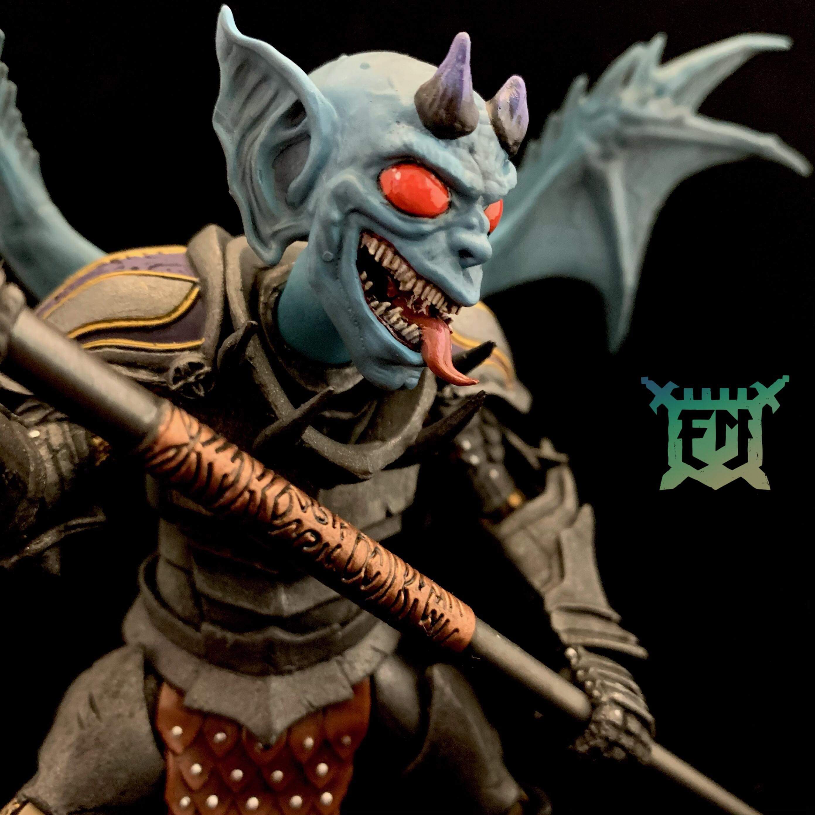Gornexoth Demon Goblin Head Unpainted