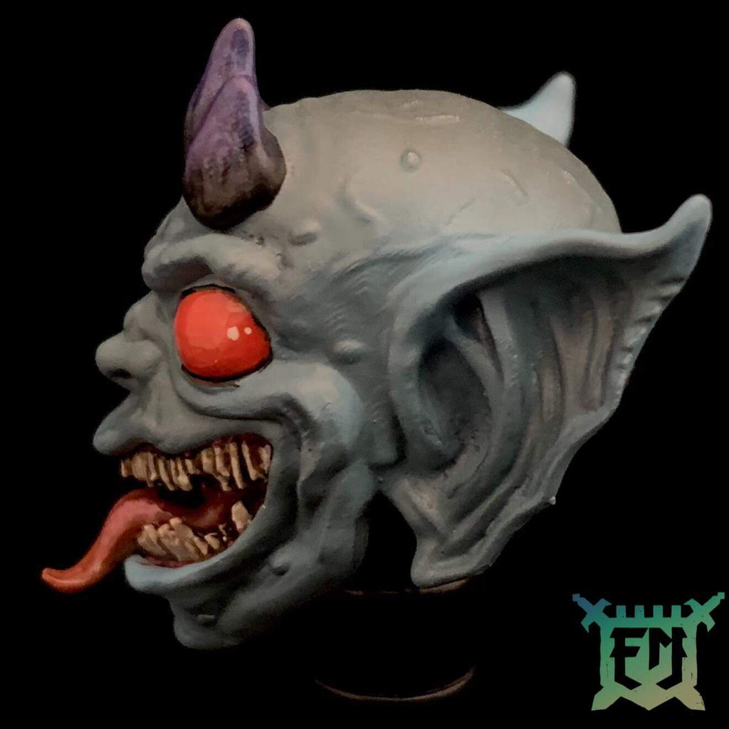 Gornexoth Demon Goblin Head Unpainted