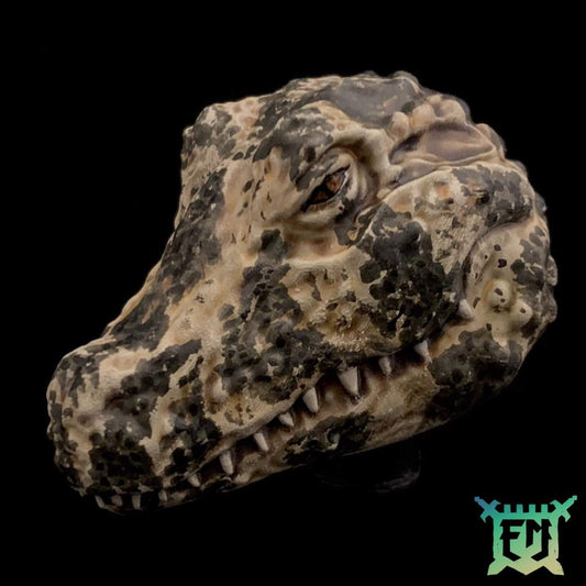 Caiman Head Unpainted