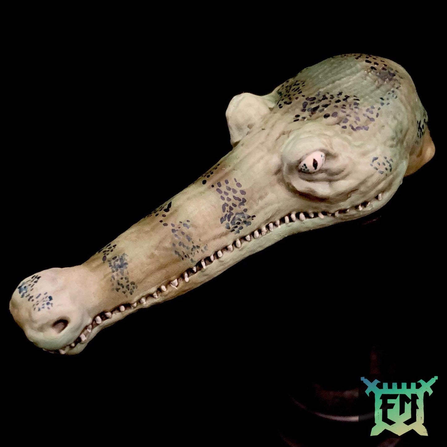 Gharial Head Unpainted