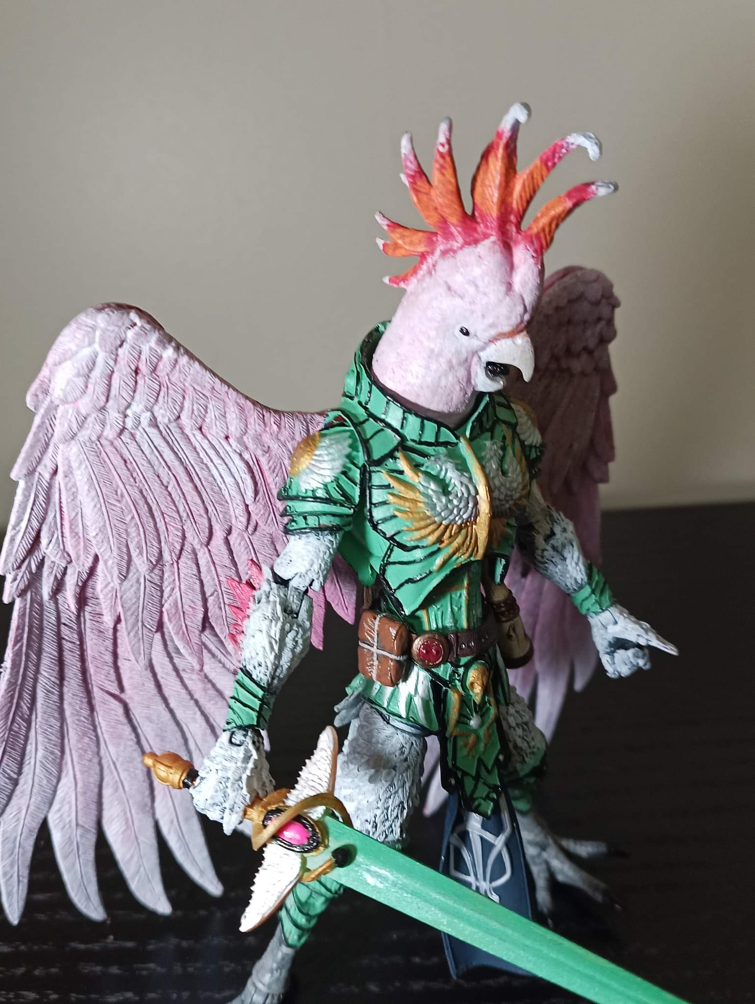 Cockatoo Head for Bird Figure