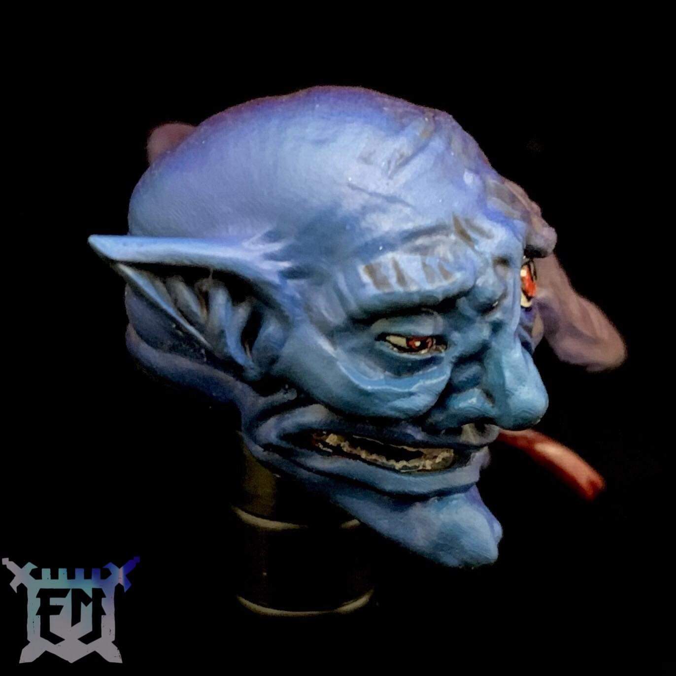 Chag & Chog Goblin Head Unpainted