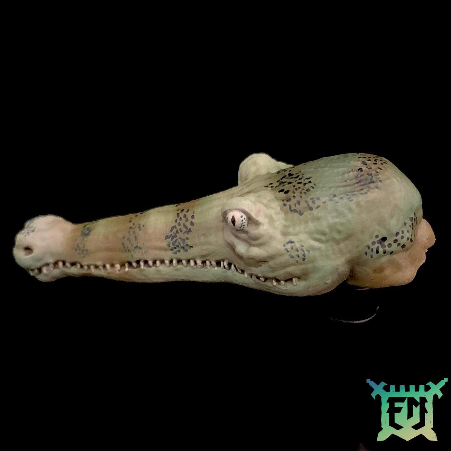 Gharial Head Unpainted